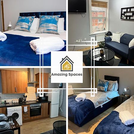 City Centre 2 Bed Flat Sleeps 3 For Work And Leisure With Free Wifi By Amazing Spaces Relocations Ltd 沃灵顿 外观 照片